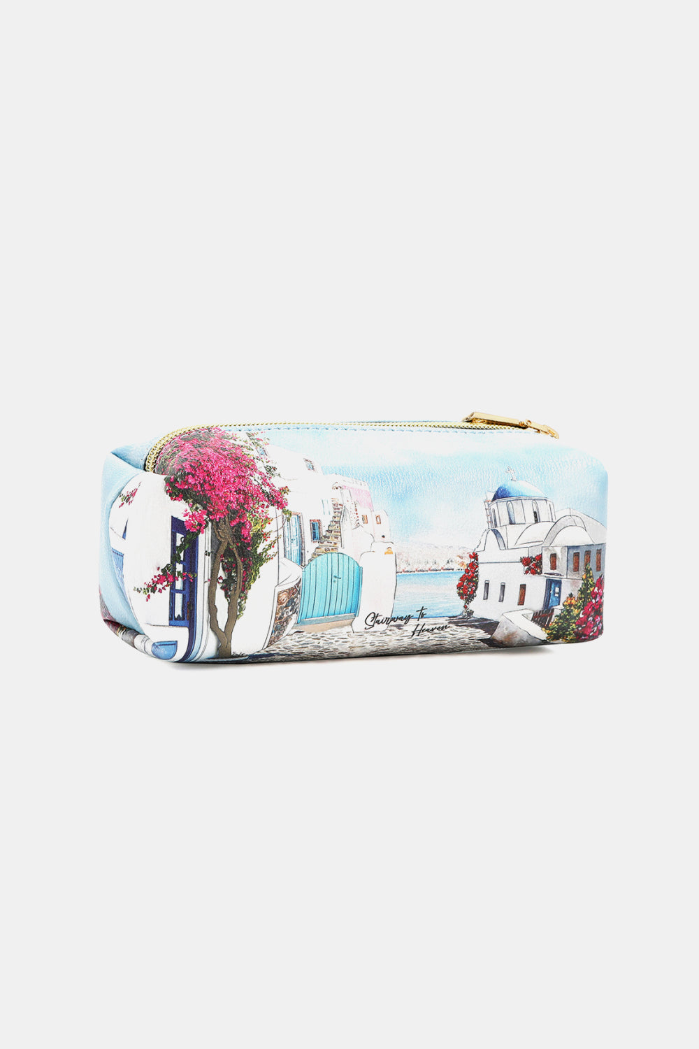 Nicole Lee USA Printed Handbag with Three Pouches